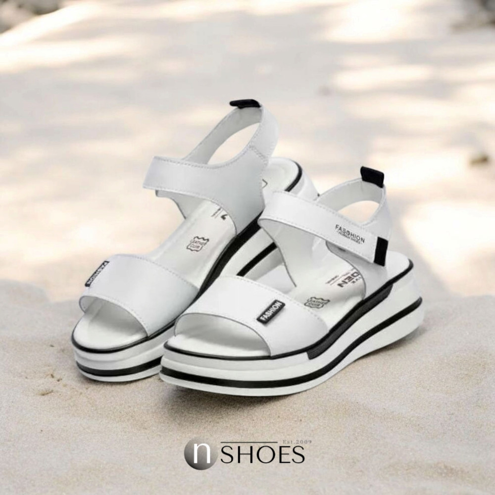 Женские кожаные босоножки на липучках ALLSY Lonza 195173 2970-1 модель 5835