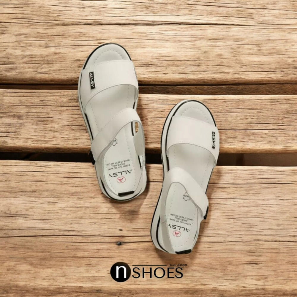 Женские кожаные босоножки на липучках ALLSY Lonza 195173 2970-1 модель 5835