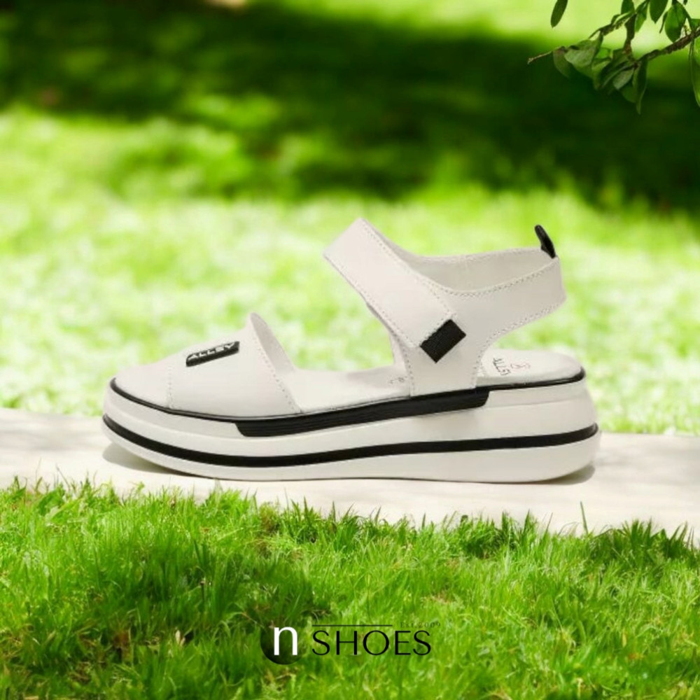 Женские кожаные босоножки на липучках ALLSY Lonza 195173 2970-1 модель 5835