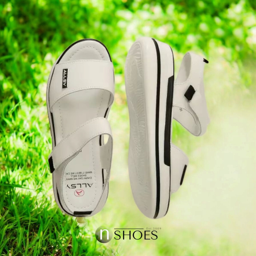 Женские кожаные босоножки на липучках ALLSY Lonza 195173 2970-1 модель 5835