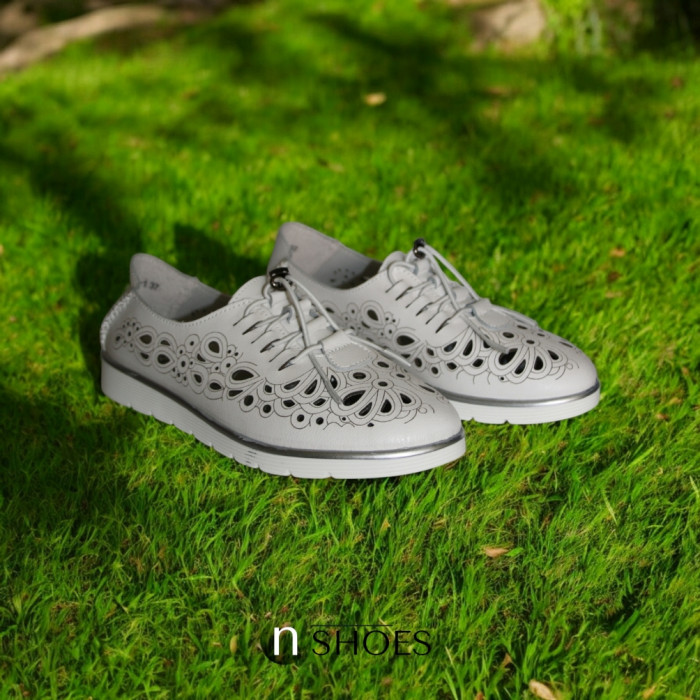 Women's Moccasins with perforation ALLSY model 5836