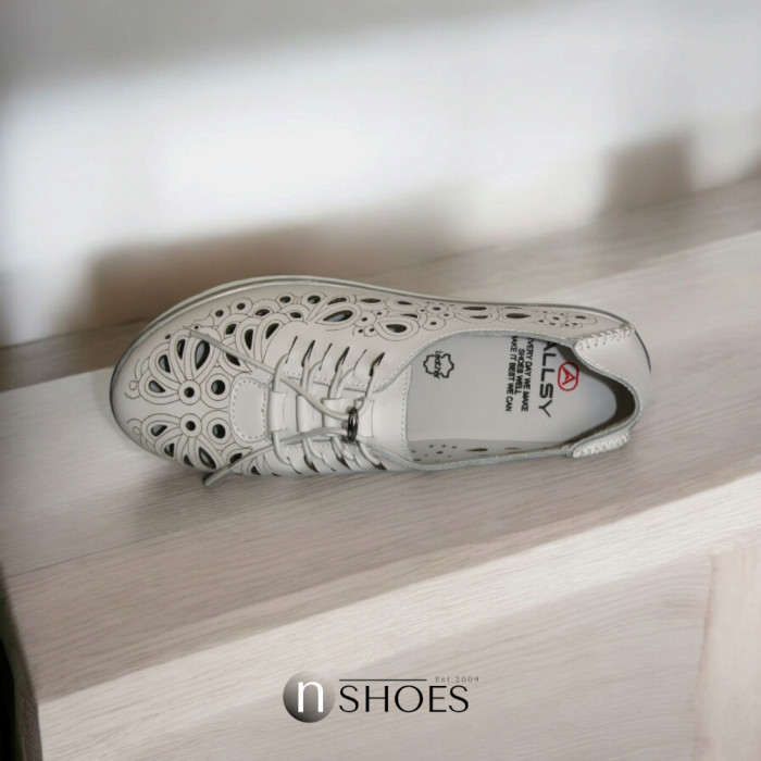 Women's Moccasins with perforation ALLSY model 5836