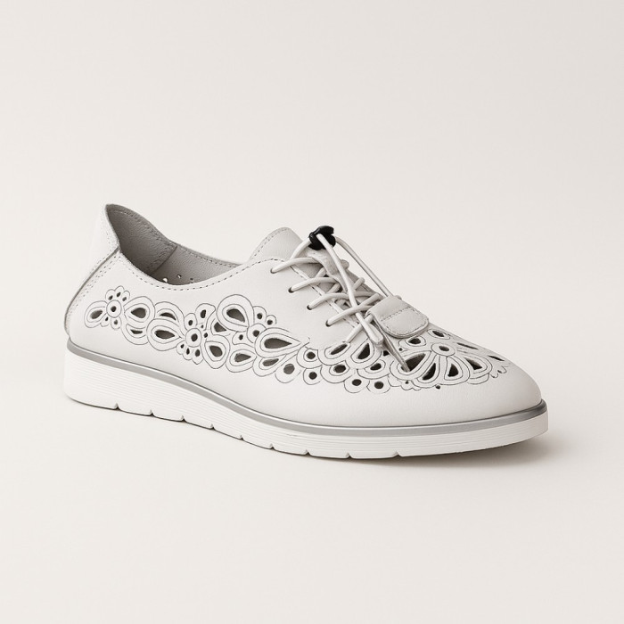 Women's Moccasins with perforation ALLSY model 5836