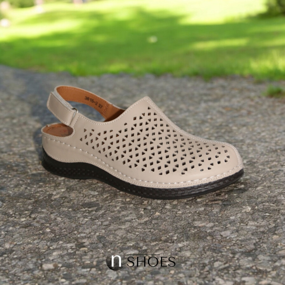 Женские туфли с перфорацией ALLSY Lonza 195154 модель 5837