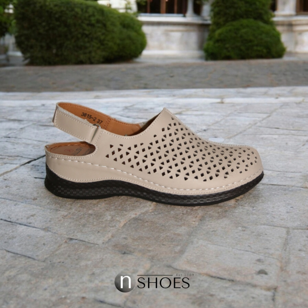 Женские туфли с перфорацией ALLSY Lonza 195154 модель 5837