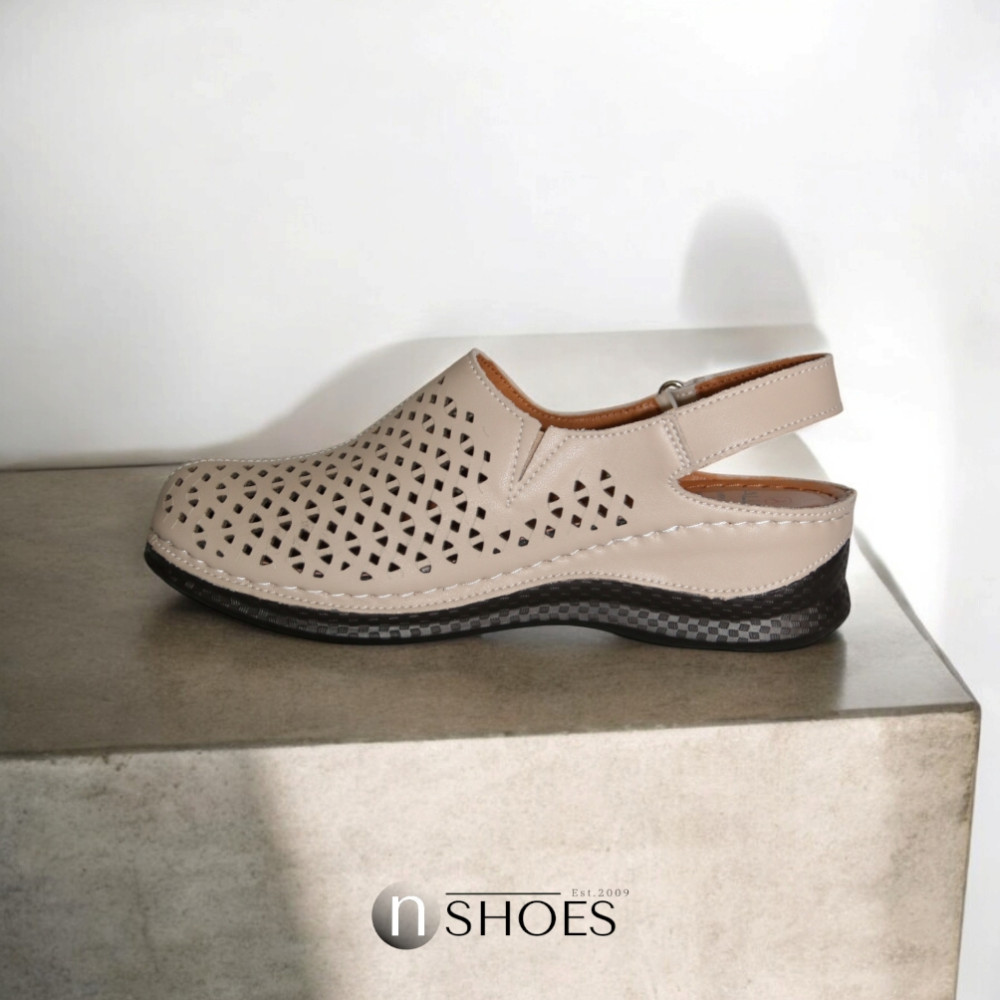 Женские туфли с перфорацией ALLSY Lonza 195154 модель 5837