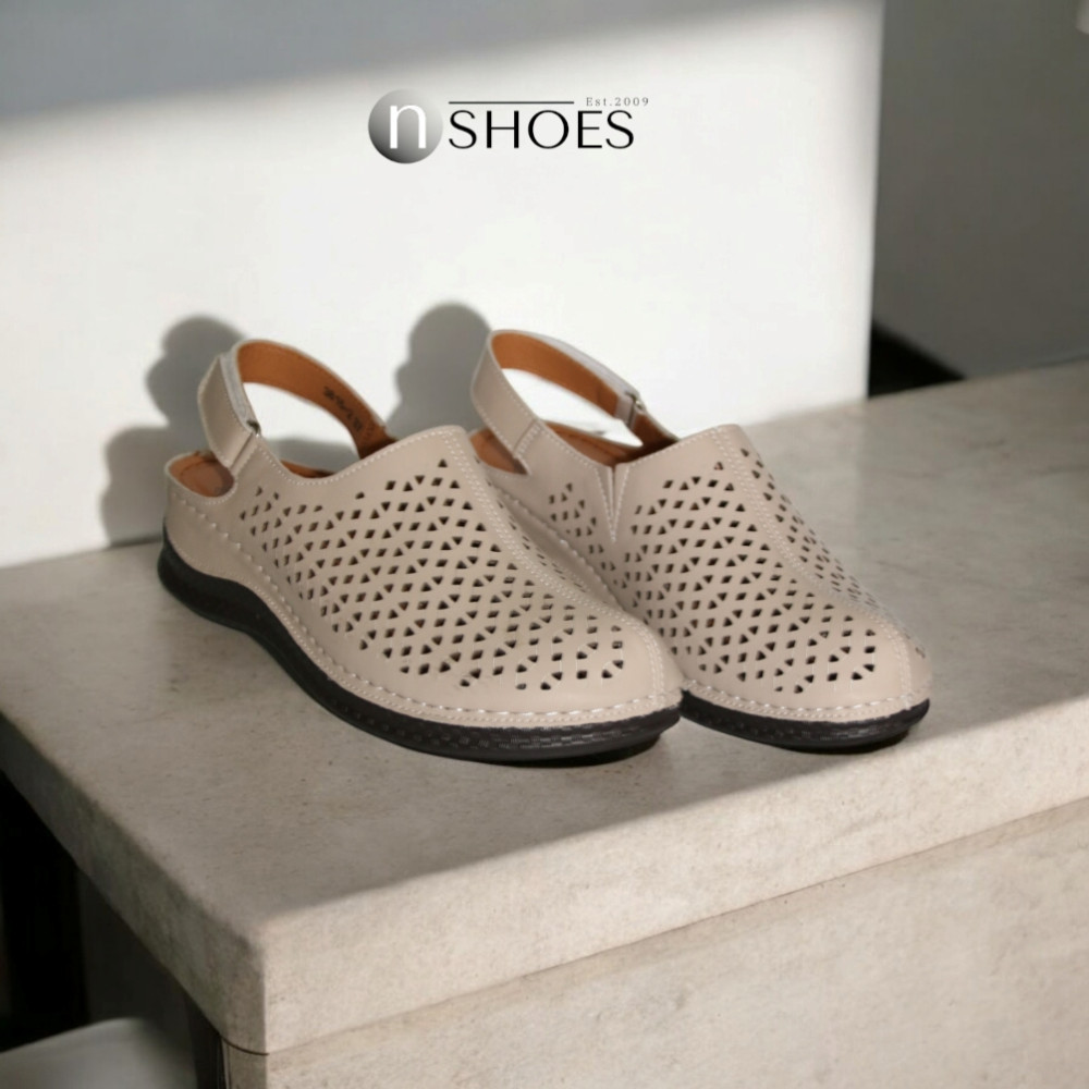 Женские туфли с перфорацией ALLSY Lonza 195154 модель 5837