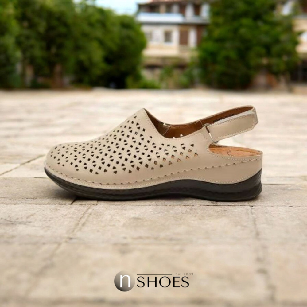 Женские туфли с перфорацией ALLSY Lonza 195154 модель 5837