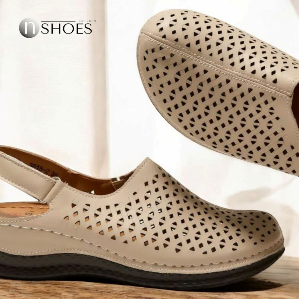 Женские туфли с перфорацией ALLSY Lonza 195154 модель 5837