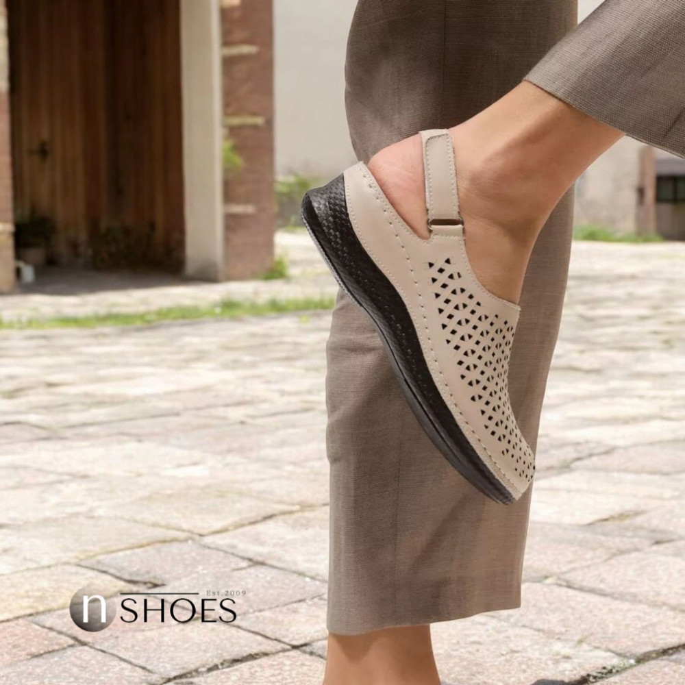 Женские туфли с перфорацией ALLSY Lonza 195154 модель 5837