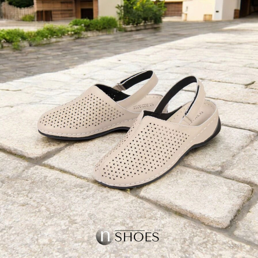 Женские туфли с перфорацией ALLSY Lonza 195154 модель 5837