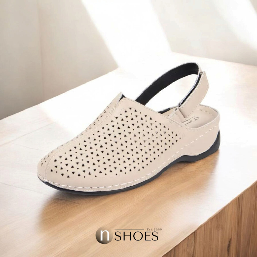 Женские туфли с перфорацией ALLSY Lonza 195154 модель 5837