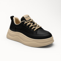 Женские модные черные кроссовки ALLSY Lonza 198888 196324 15739 203305 5942 5838 демисезонные на высокой платформе