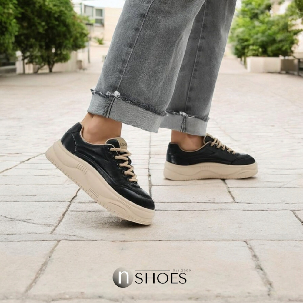 Модні жіночі демісезонні кросівки ALLSY Lonza на високій платформі модель 5838