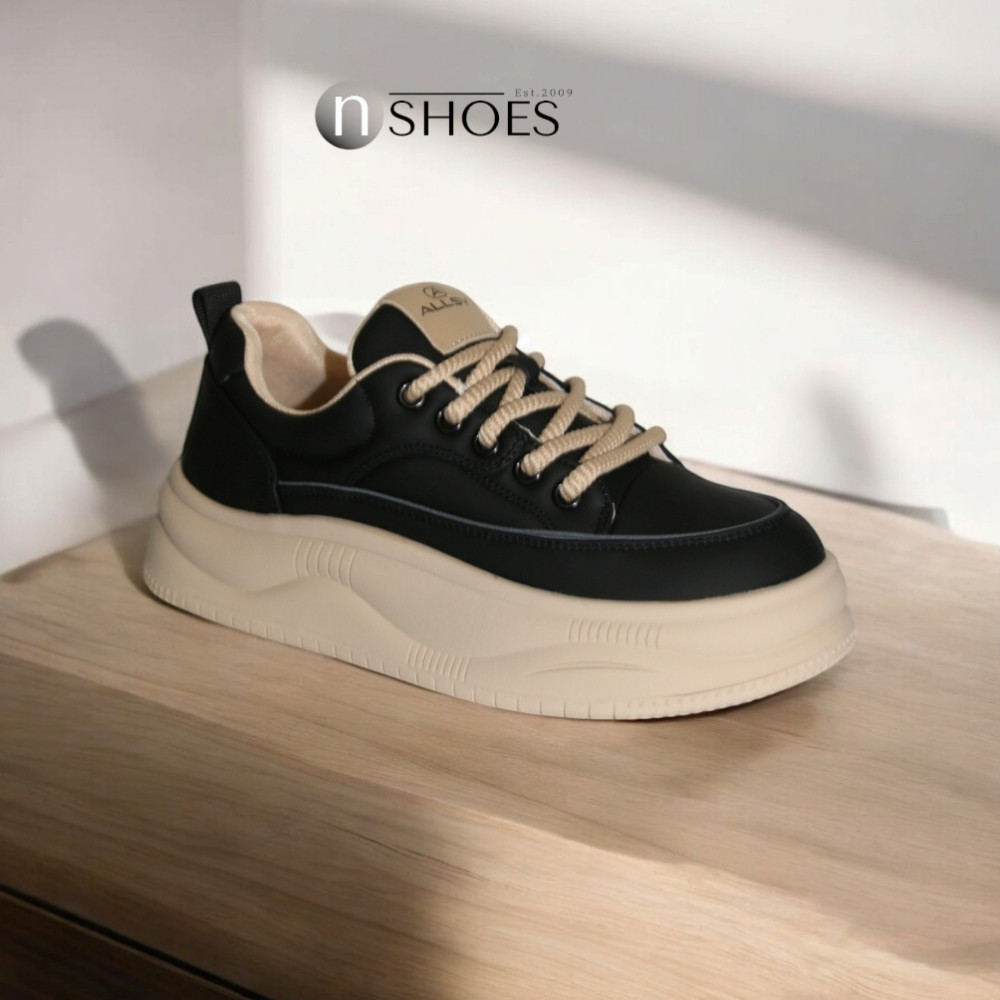 Модні жіночі демісезонні кросівки ALLSY Lonza на високій платформі модель 5838