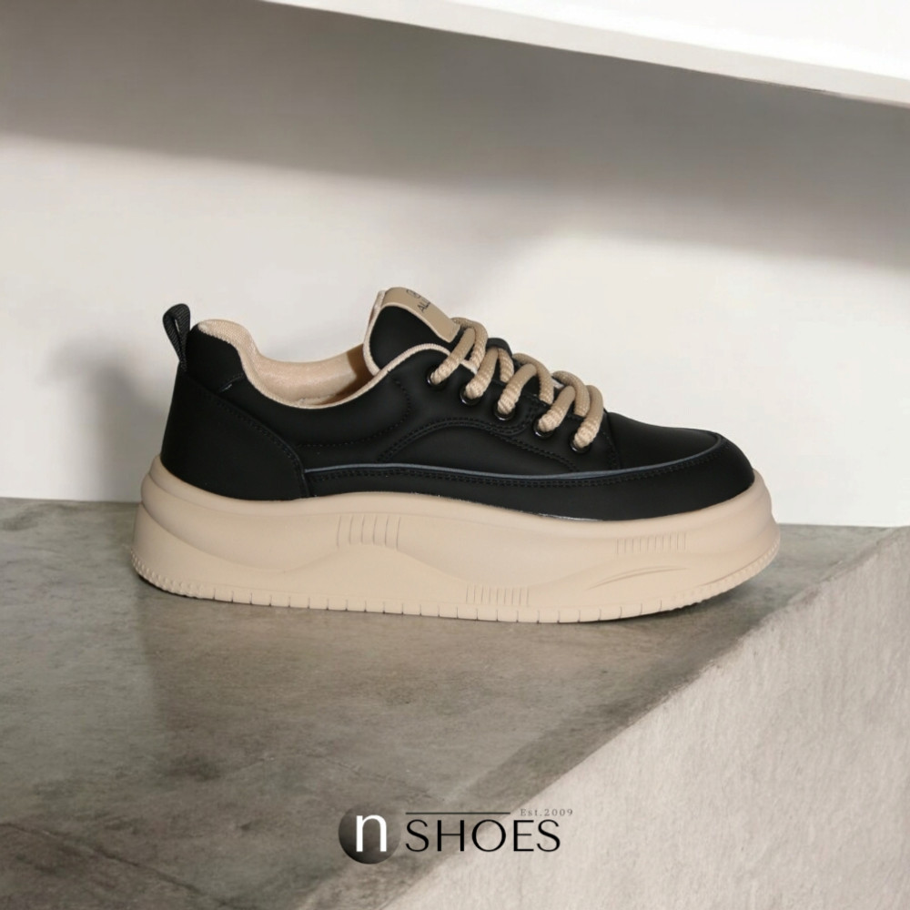 Модні жіночі демісезонні кросівки ALLSY Lonza на високій платформі модель 5838