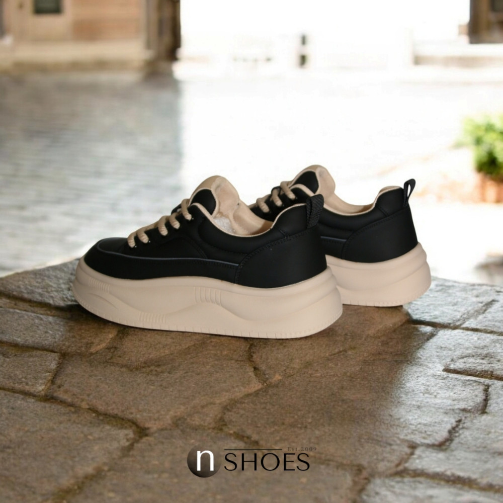 Модні жіночі демісезонні кросівки ALLSY Lonza на високій платформі модель 5838