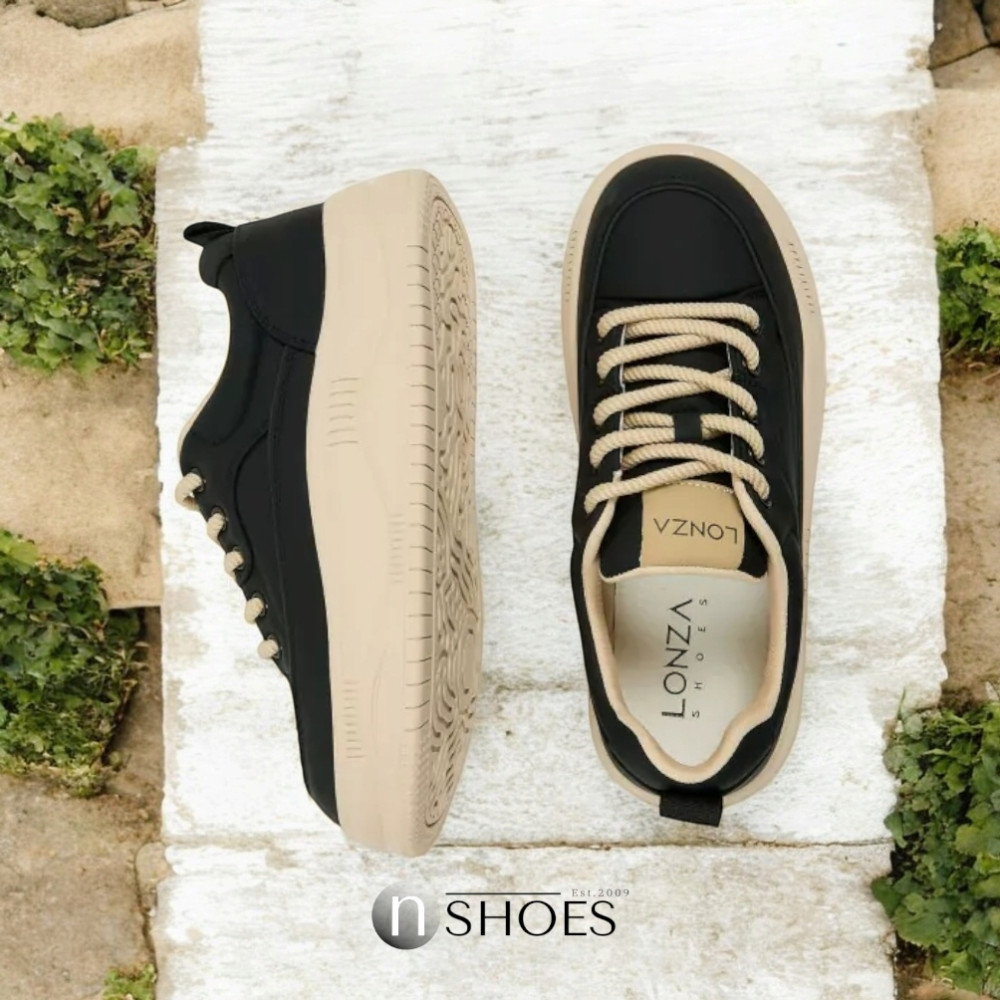 Модні жіночі демісезонні кросівки ALLSY Lonza на високій платформі модель 5838