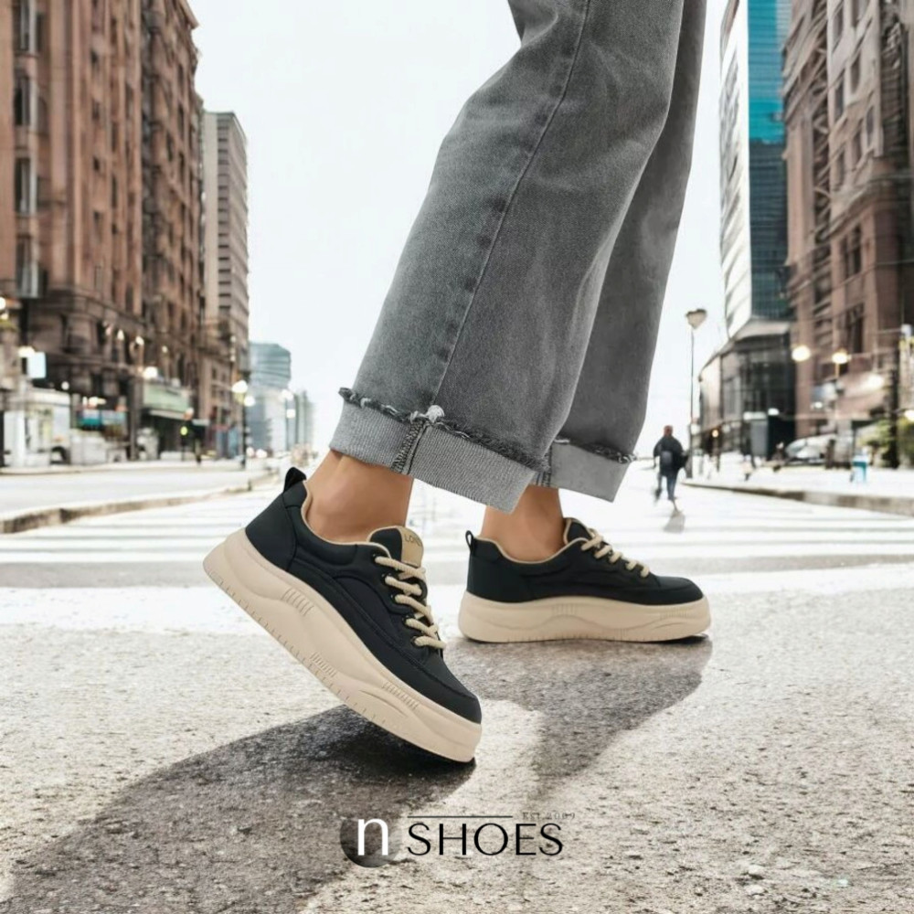 Модні жіночі демісезонні кросівки ALLSY Lonza на високій платформі модель 5838