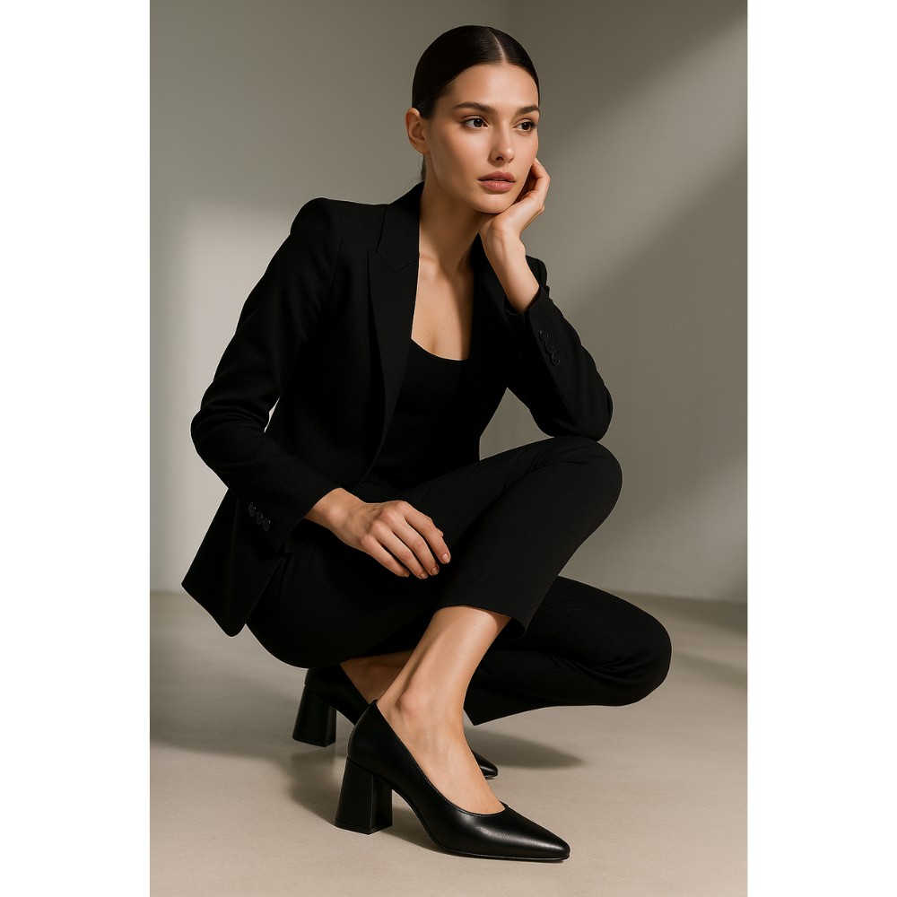 Женские классические туфли лодочки Kaniowski (Польша) модель 5840