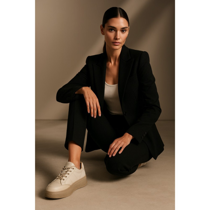 Women’s Beige Platform Sneakers ALLSY Lonza 196324 15739 5841