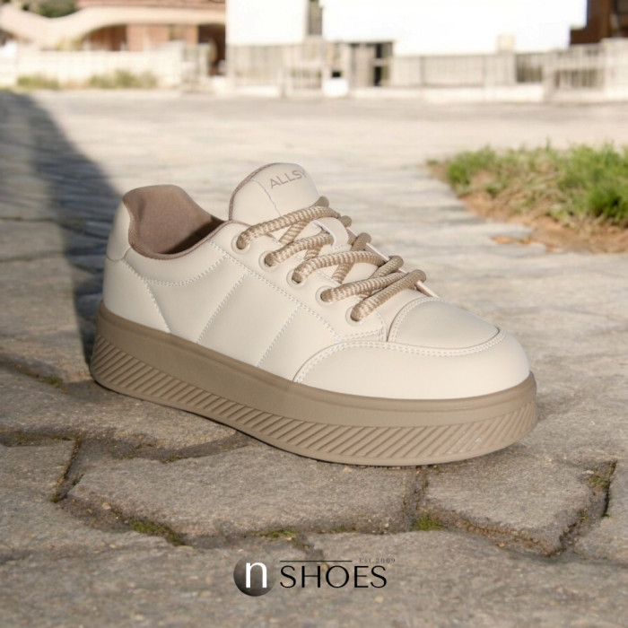 Women’s Beige Platform Sneakers ALLSY Lonza 196324 15739 5841