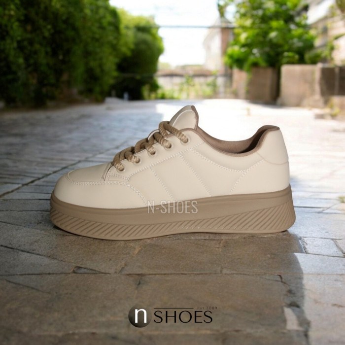 Women’s Beige Platform Sneakers ALLSY Lonza 196324 15739 5841