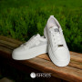 Women's white sneakers ALLSY model 5843