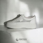 Women's white sneakers ALLSY model 5843