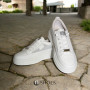 Women's white sneakers ALLSY model 5843