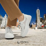 Women's white sneakers ALLSY model 5843