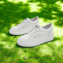 Women's white sneakers ALLSY model 5843
