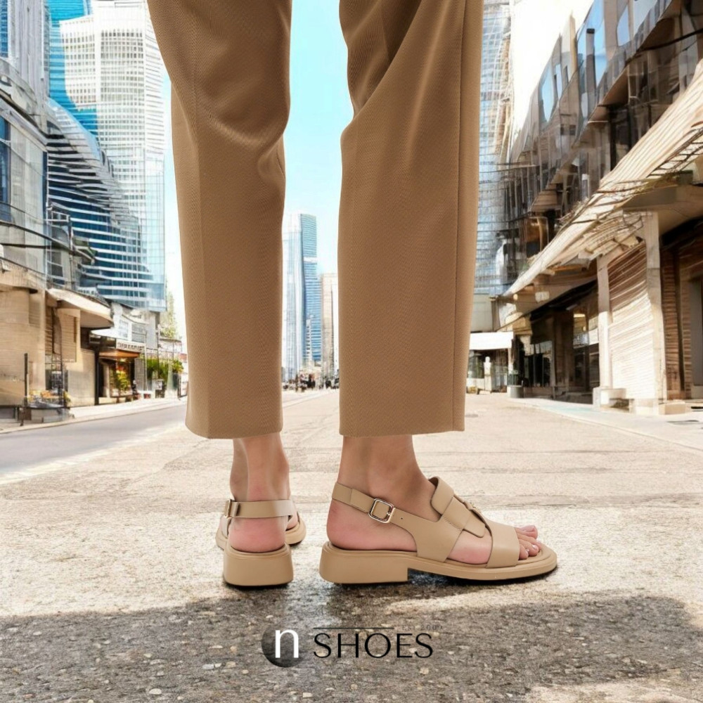 Women's beige sandals Fabio Monelli Roxana Beige model 5844