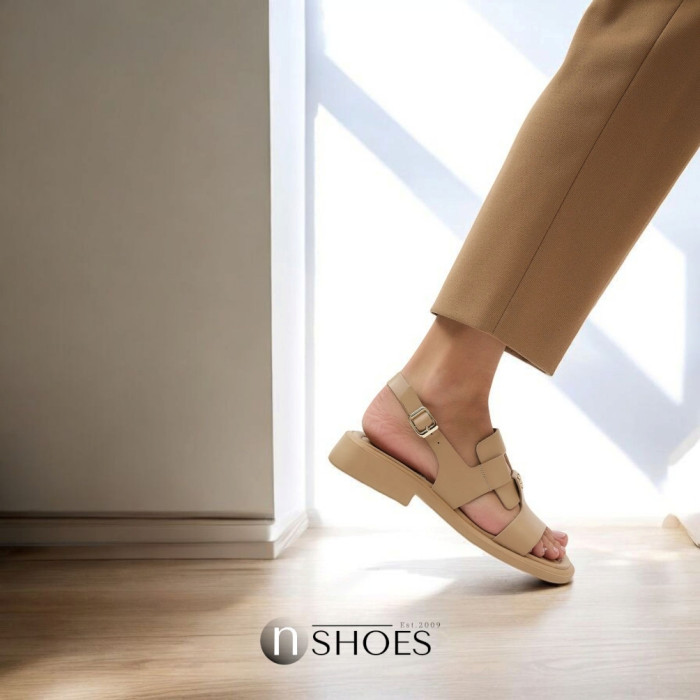 Women's beige sandals Fabio Monelli Roxana Beige model 5844