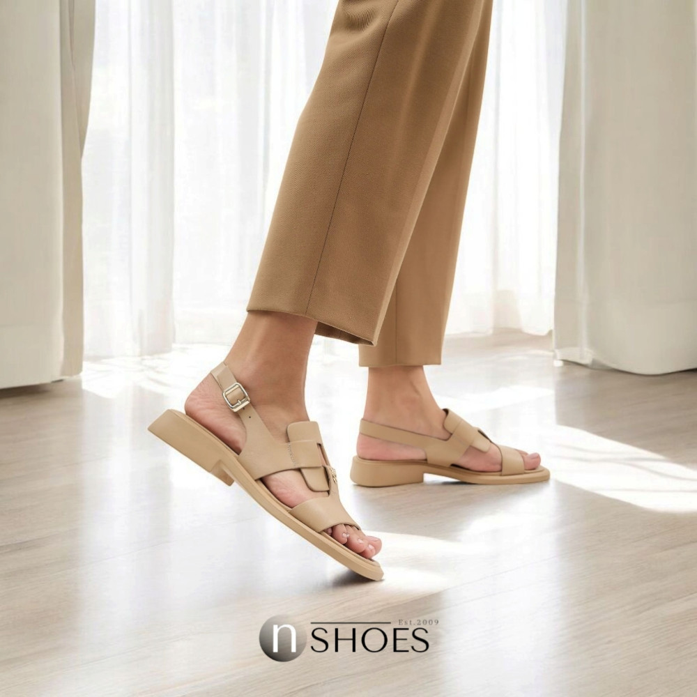 Women's beige sandals Fabio Monelli Roxana Beige model 5844