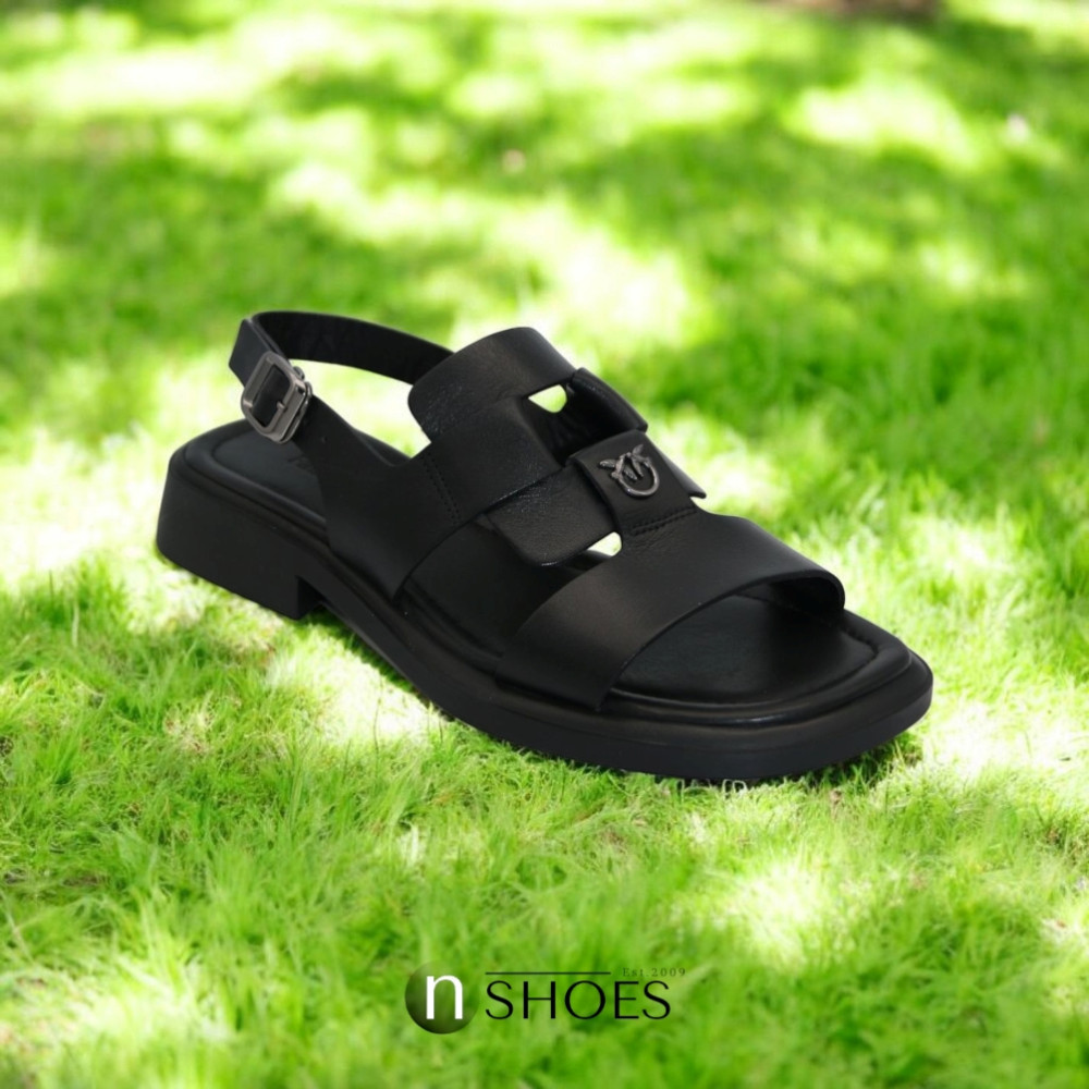 Женские кожаные босоножки Fabio Monelli Roxana Black модель 5845