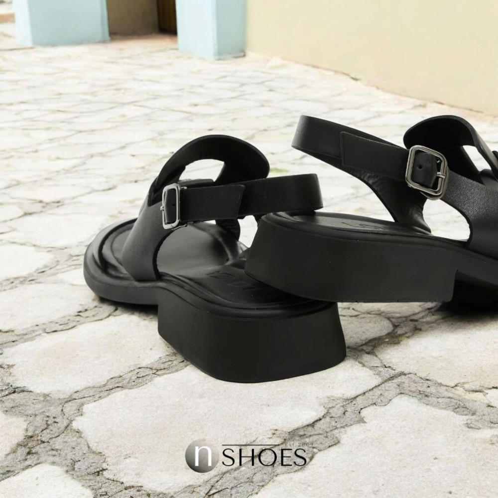 Женские кожаные босоножки Fabio Monelli Roxana Black модель 5845