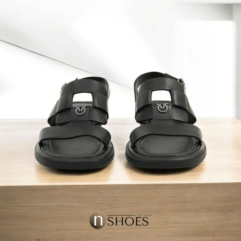 Женские кожаные босоножки Fabio Monelli Roxana Black модель 5845