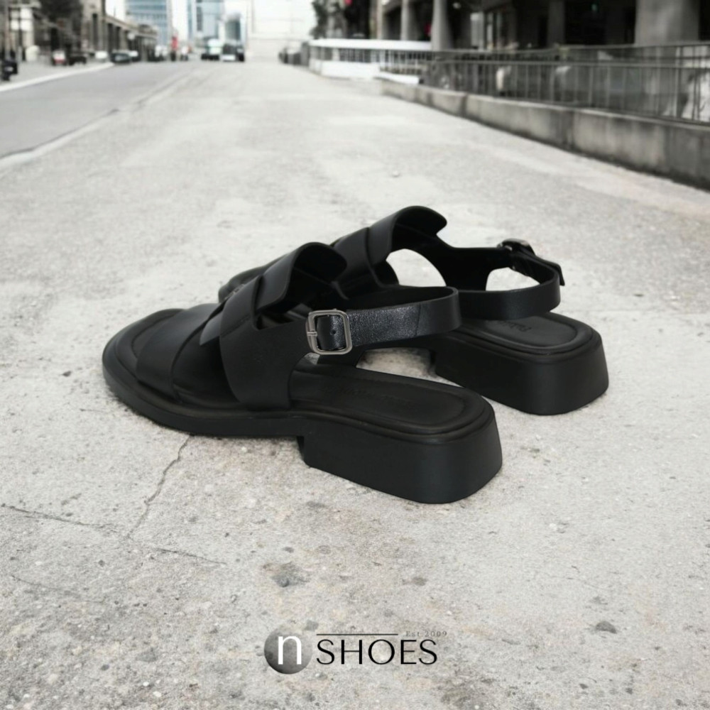 Женские кожаные босоножки Fabio Monelli Roxana Black модель 5845