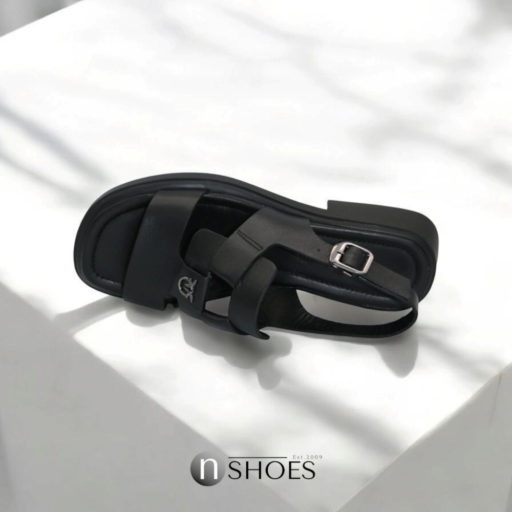 Женские кожаные босоножки Fabio Monelli Roxana Black модель 5845