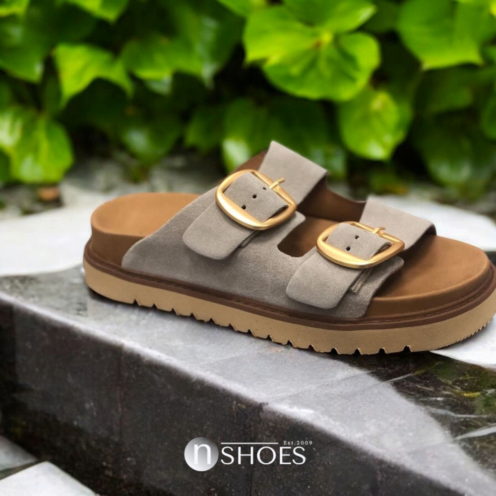 Женские замшевые шлёпанцы Fabio Monelli 200072 200046 199045 модель 5847