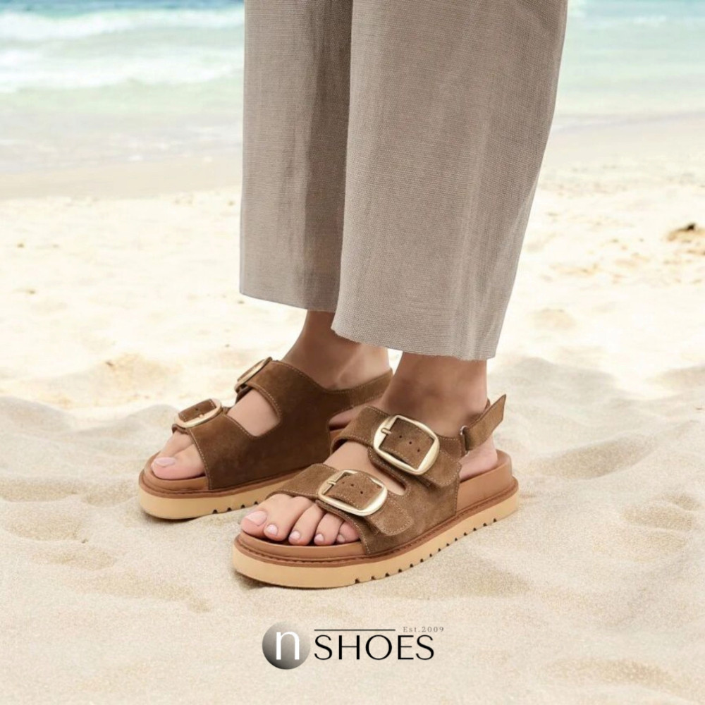 Женские замшевые шлёпанцы Fabio Monelli 200072 200046 199045 модель 5847