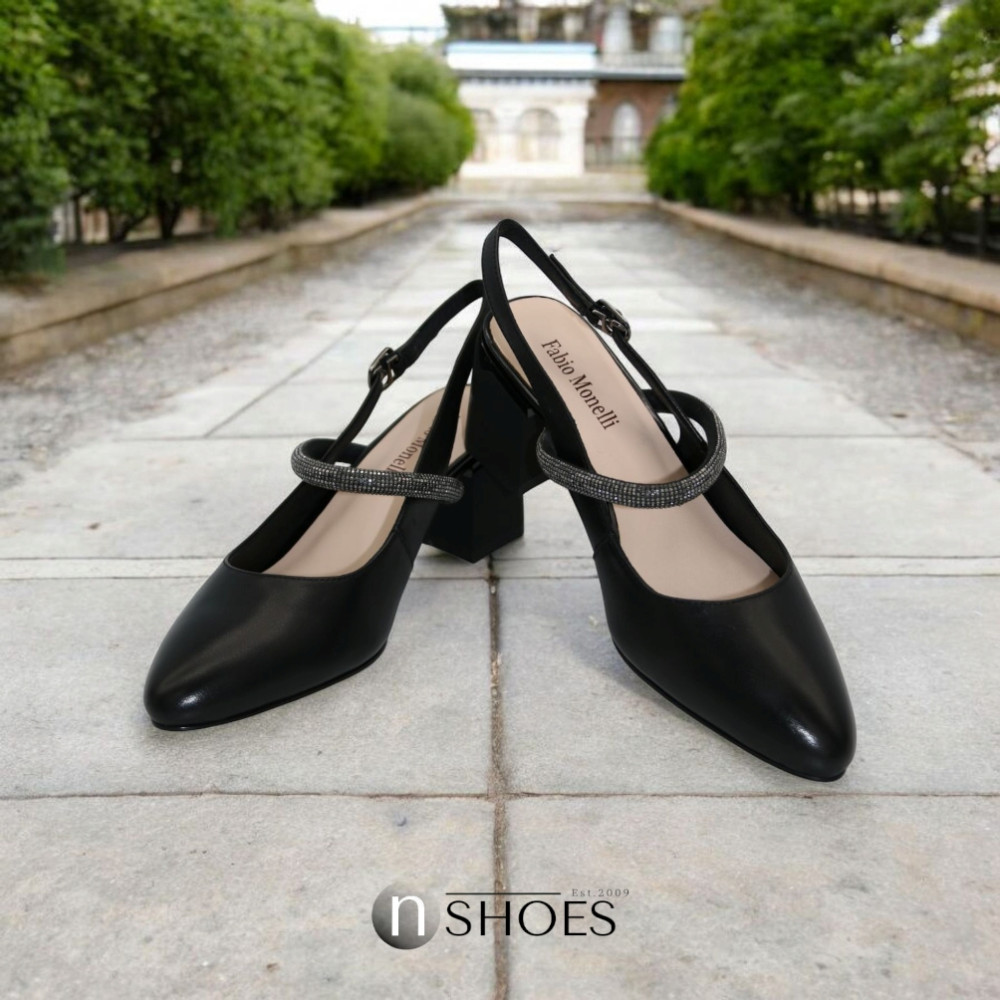 Жіночі шкіряні слінгбеки Fabio Monelli 199524 модель 5850