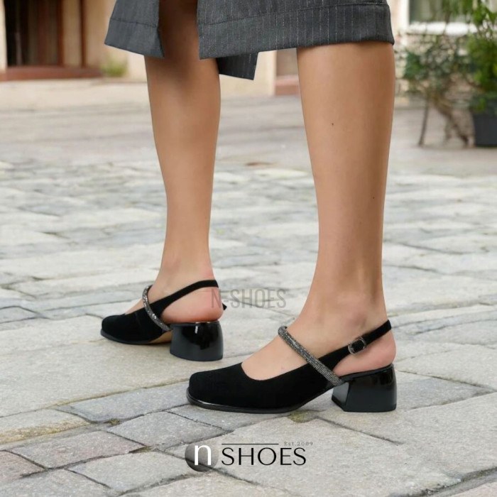 Women's leather slingbacks Fabio Monelli 199524 model 5850