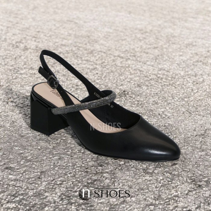 Women's leather slingbacks Fabio Monelli 199524 model 5850