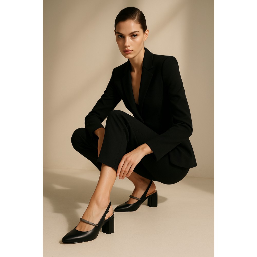 Жіночі шкіряні слінгбеки Fabio Monelli 199524 модель 5850