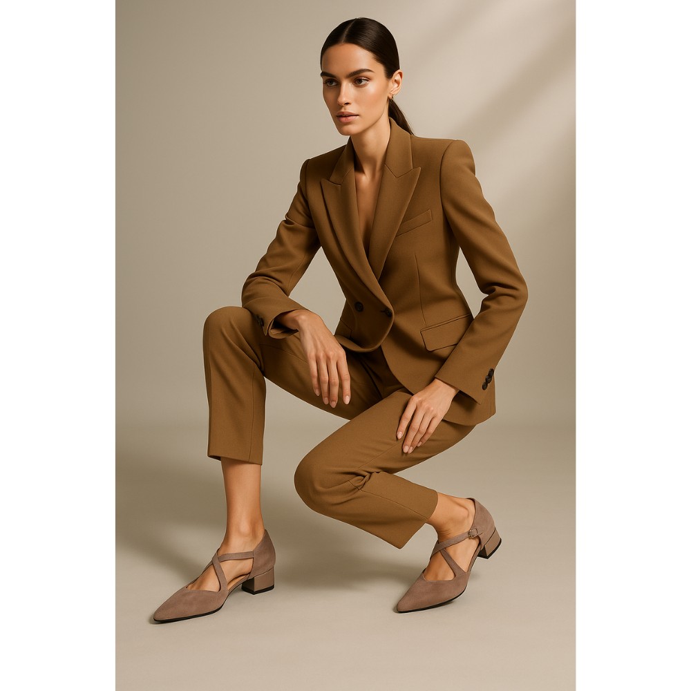 Женские замшевые слингбеки Lonza NY 199528 199527 модель 5851