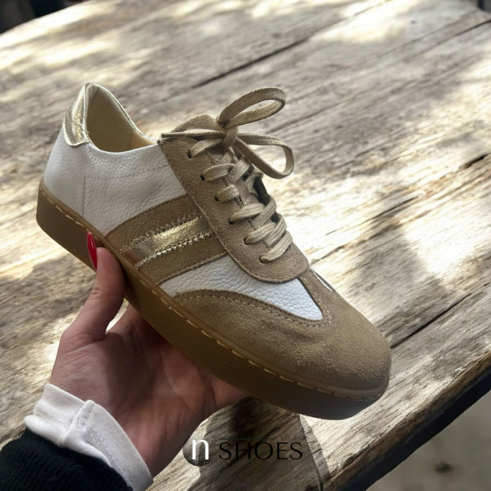 Жіночі шкіряні кросівки Simen (Польща) 7481a модель 5853