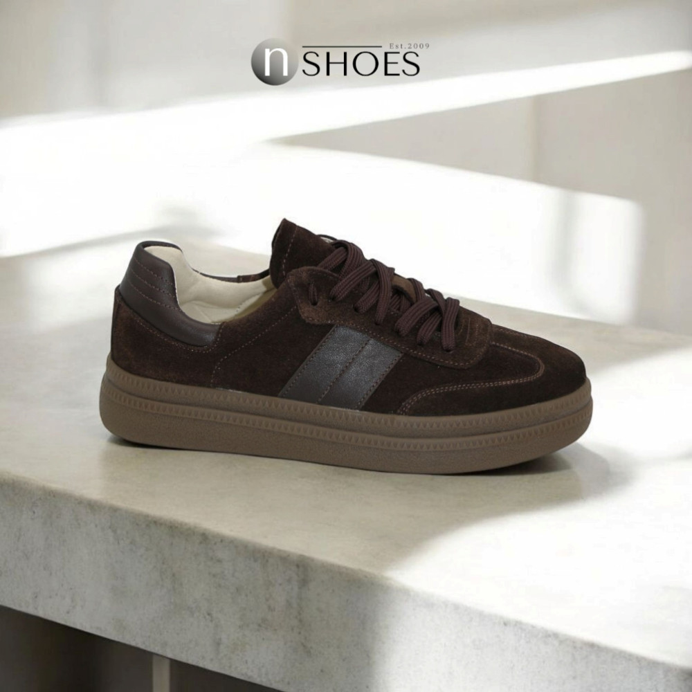 Жіночі шоколадні кросівки Romax Comfort модель 5854