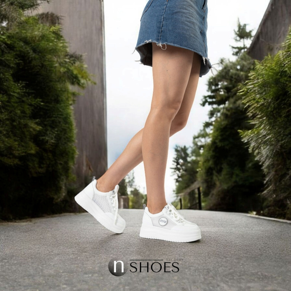 Женские кроссовки на высокой платформе Allsy модель 5862